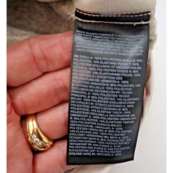 The North Face Men's Sz XL Sandstone Heather Gordon Lyons Full Zip Vest - Picture 6 of 9